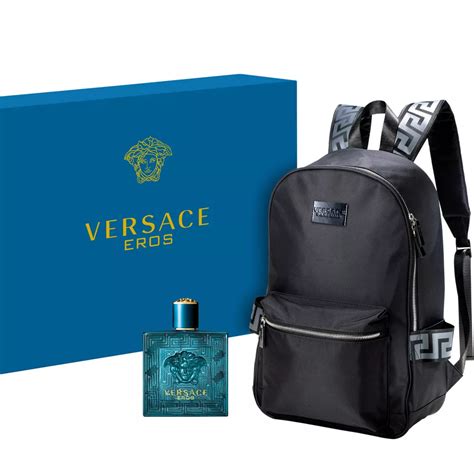 versace men's aftershave|versace men's perfume with backpack.